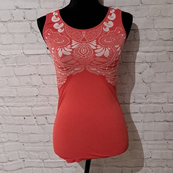 ATHLETA small RARE tribal stretch tank top - Picture 1 of 7